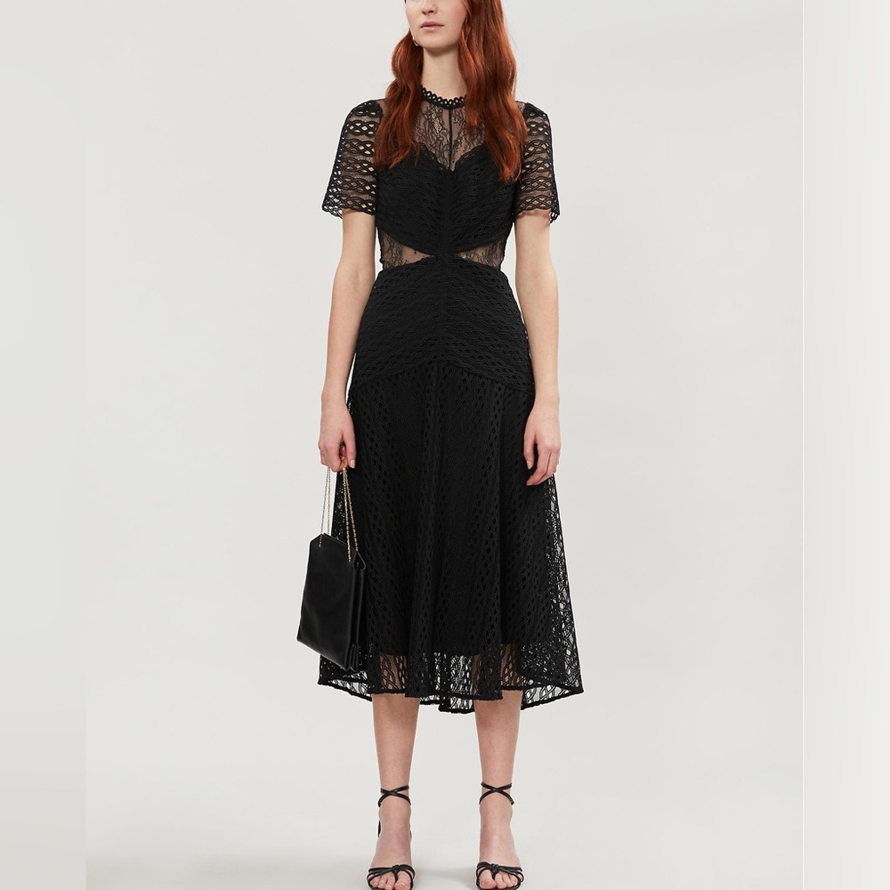 Sandro Lace midi dress